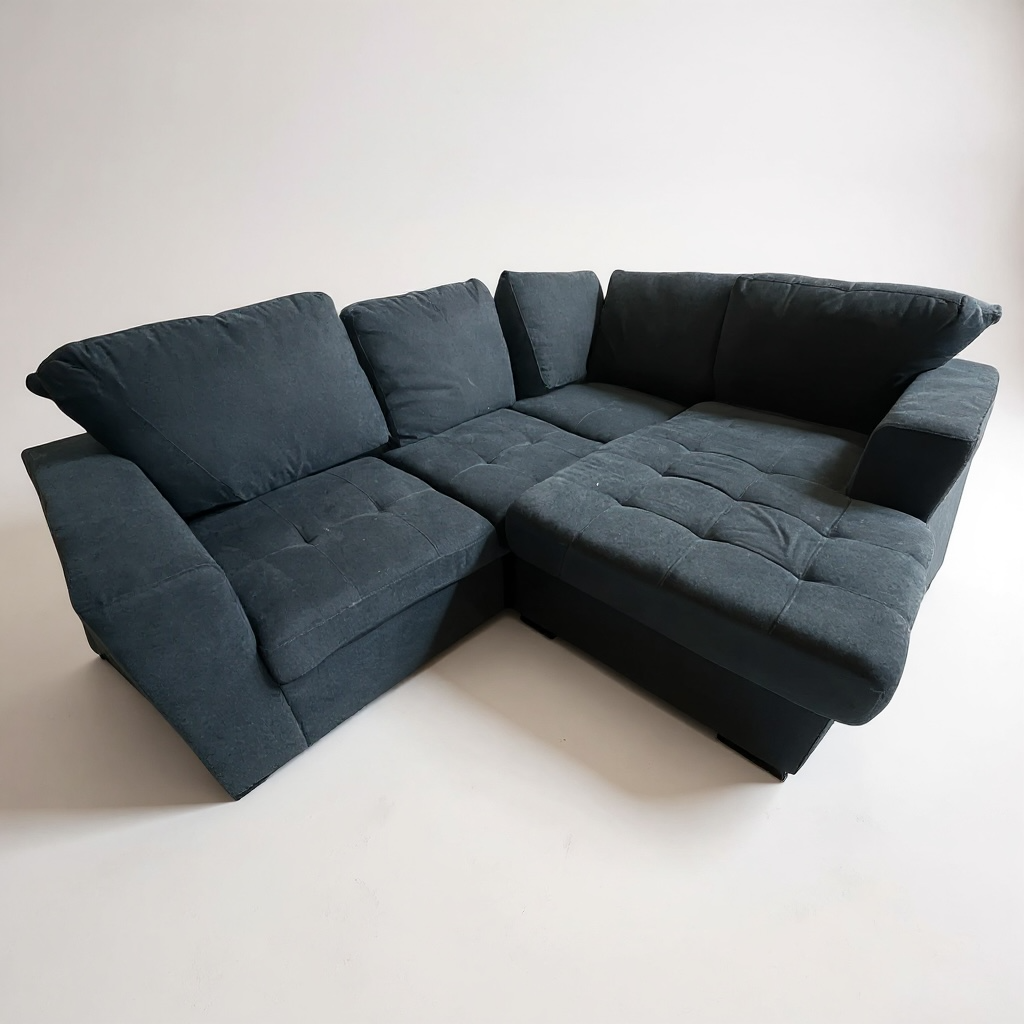 Blue sectional Bed W/Storage
