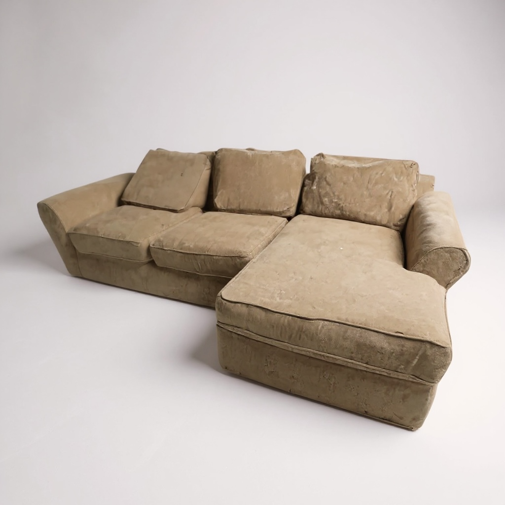 Beige sectional