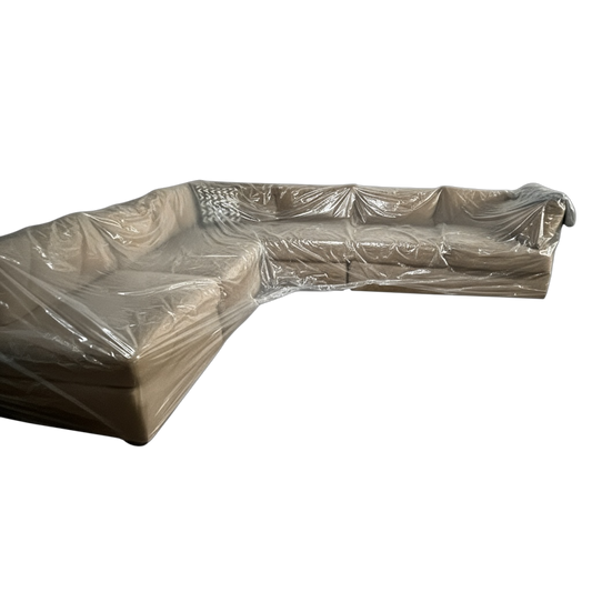 Mauve modular basset sectional