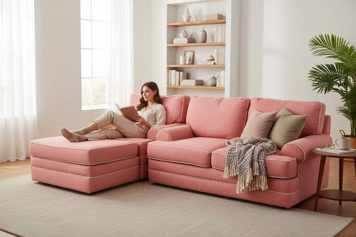 Pink Sofa set