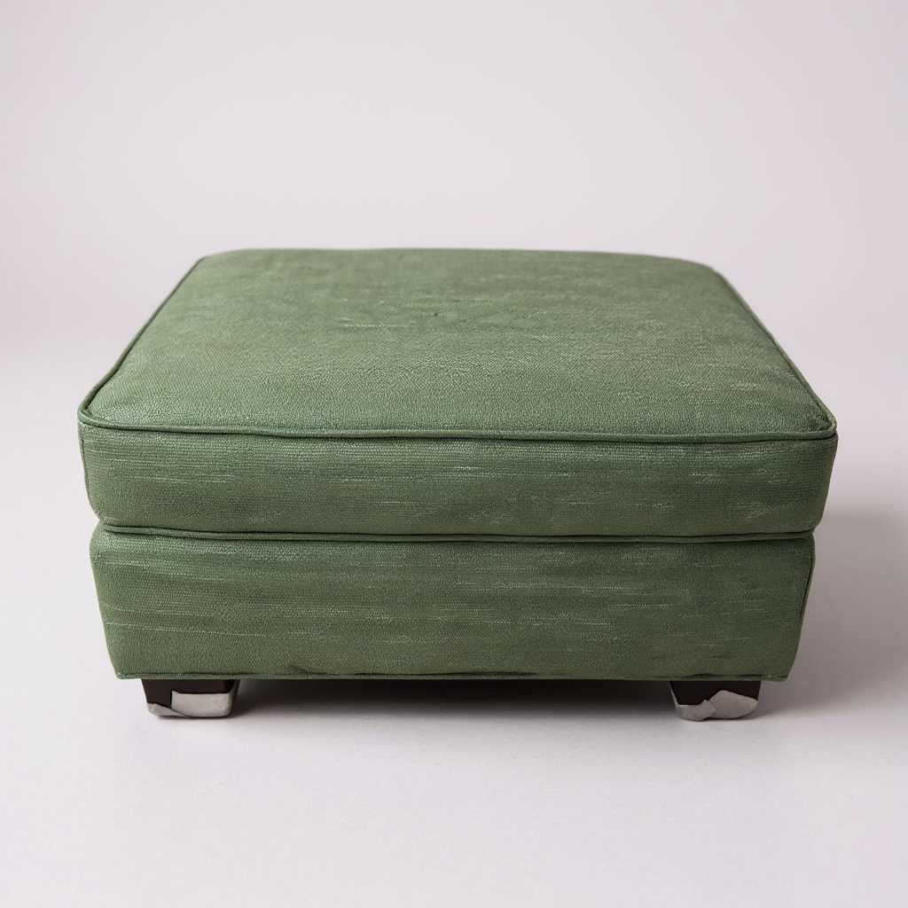 Mitchell Gold Forest Green Ottoman