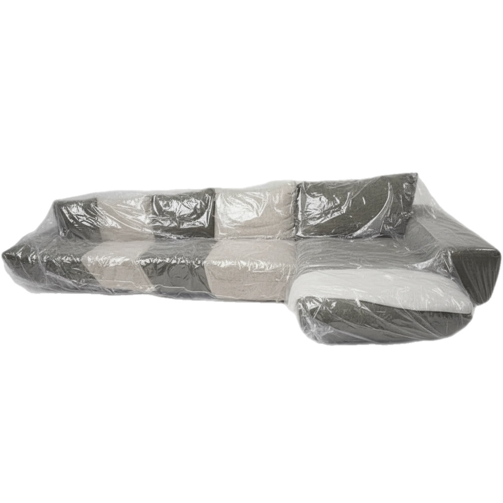 Grey sectional two tone