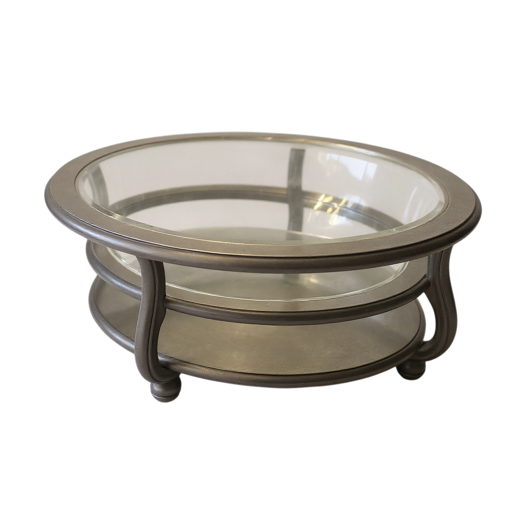 Designer Round Glass Coffee Table