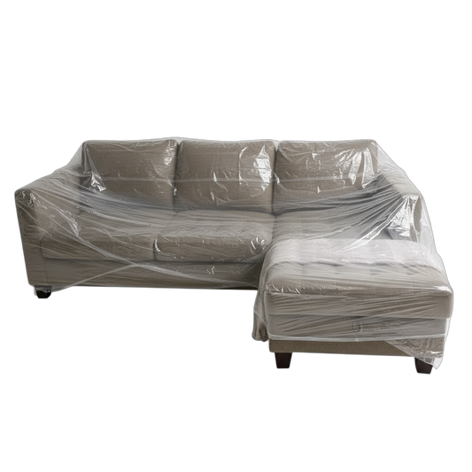 Gray Left Facing Trudeau Sectional Sofa with Storage