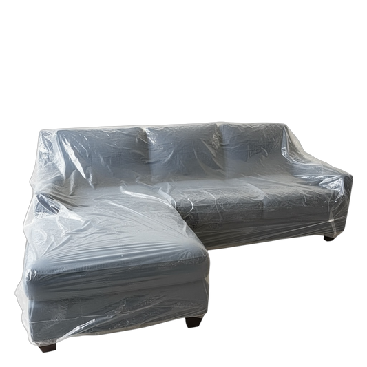 Blue reversible sectional