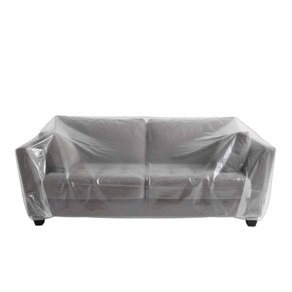 Blue microfiber loveseat!